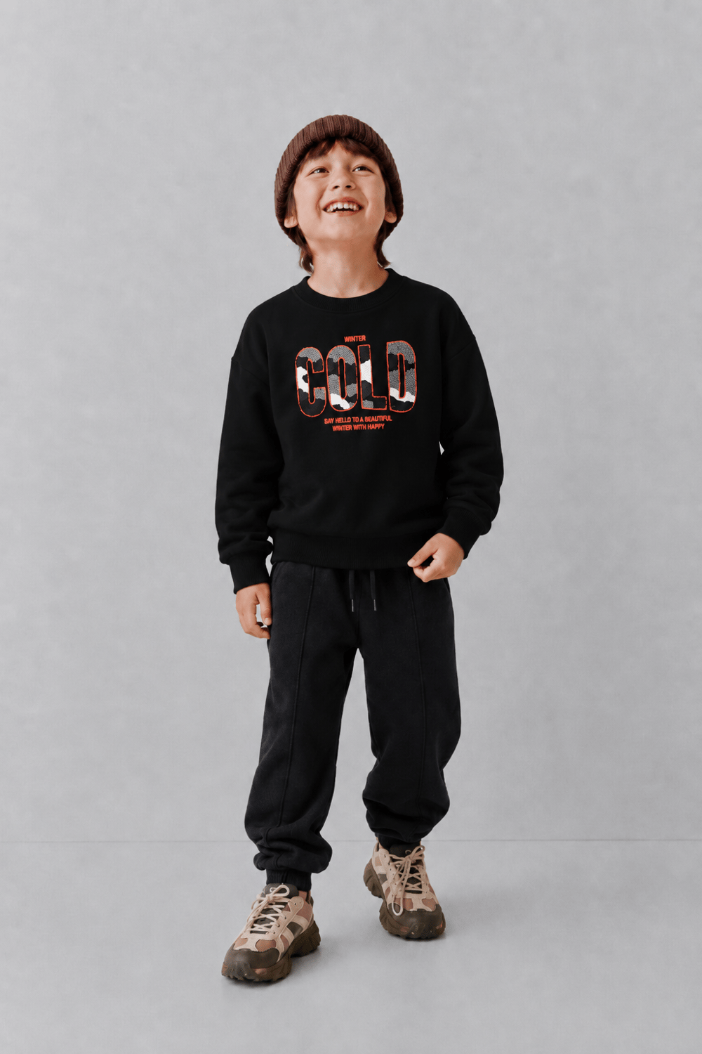 Erkek Çocuk Nakışlı Sweatshirt 6-16 Yaş