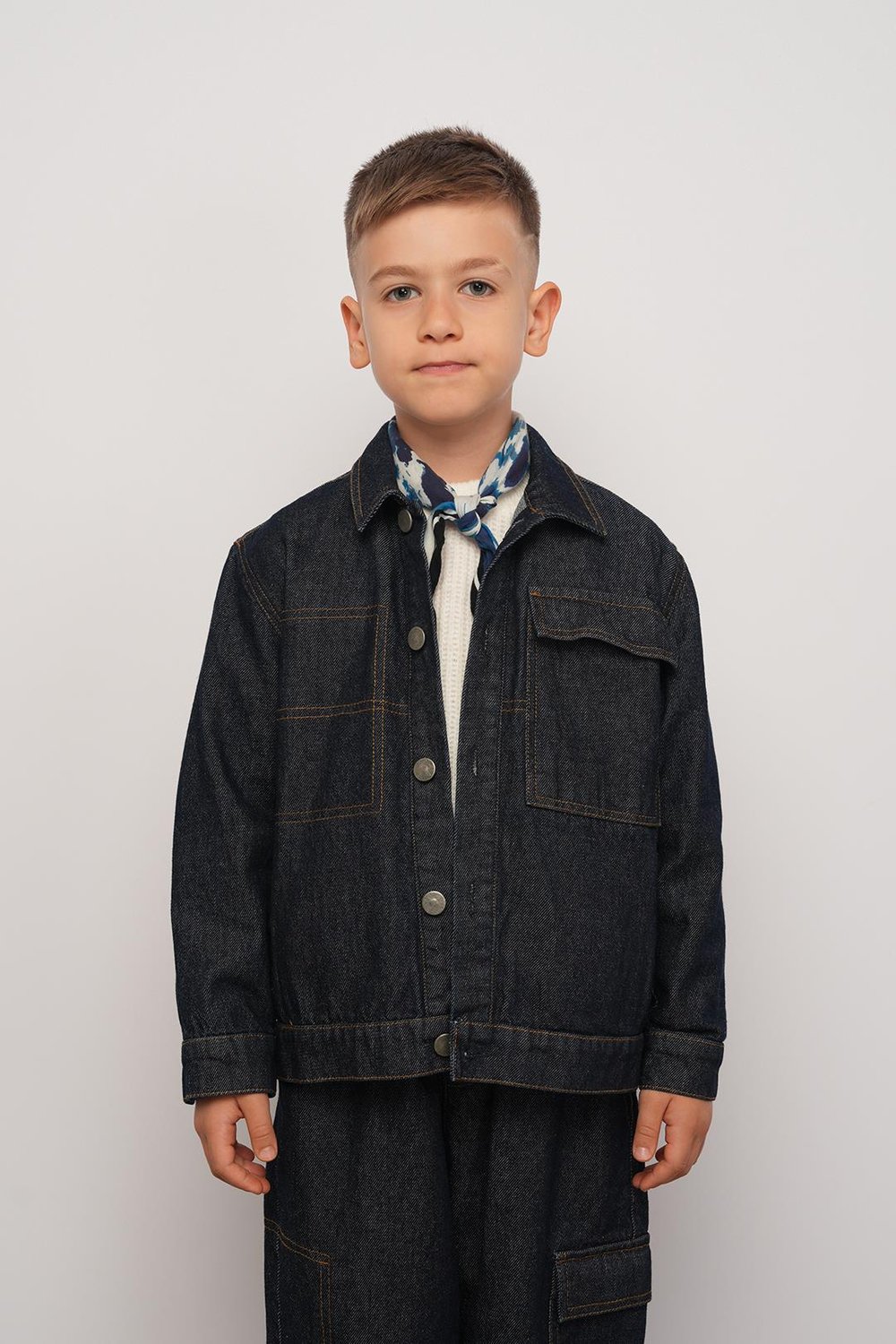 Erkek Çocuk Denim Ceket 9-14 Yaş -325507