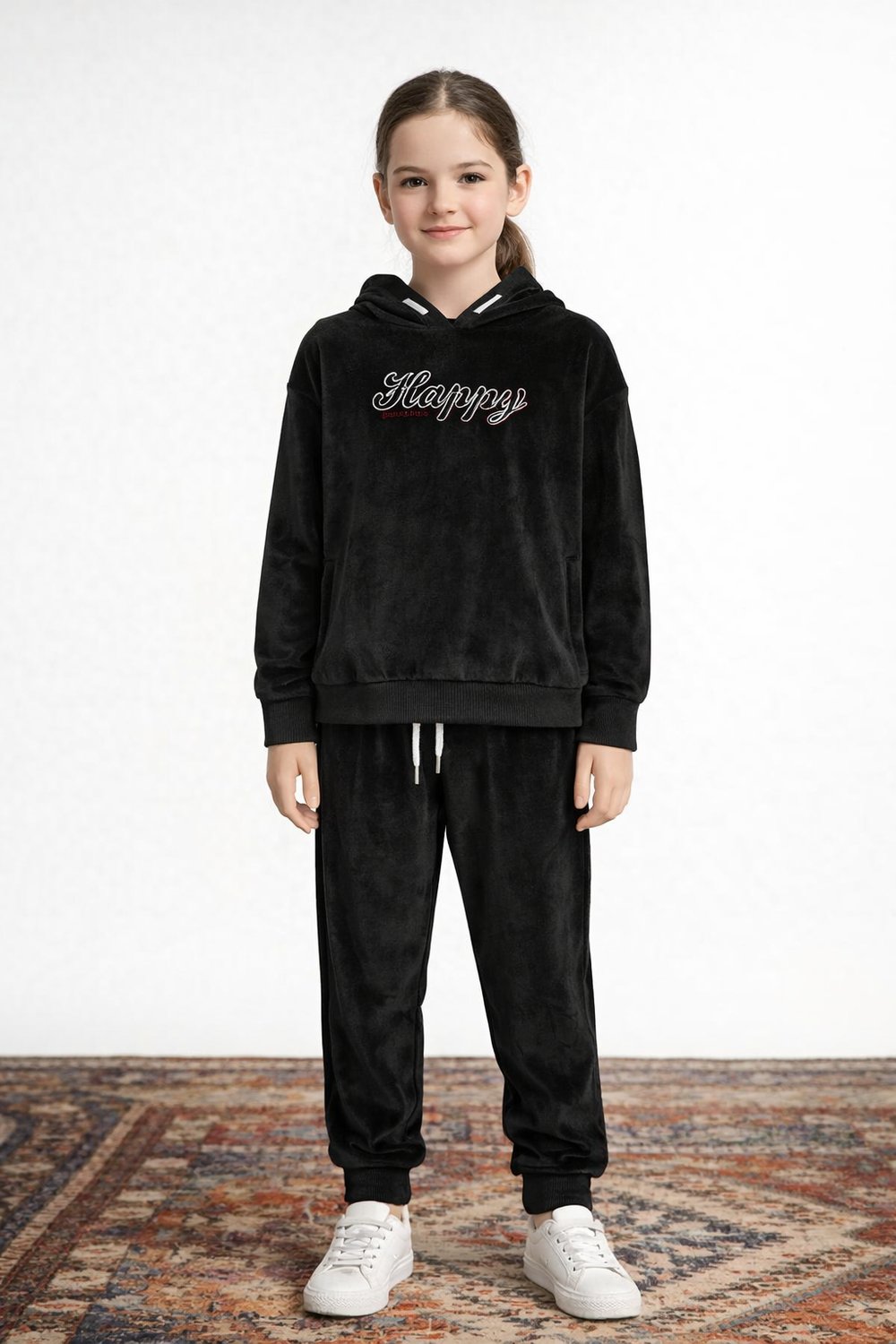 Girls Hooded Tracksuit Set Ages 6–16 – 422901