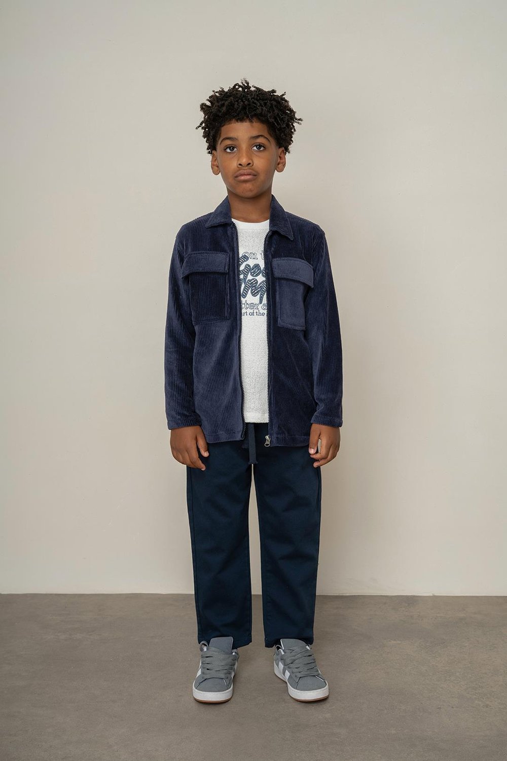 Boy Gabardine Knitted Elastic Trousers 9-14 Years -325211