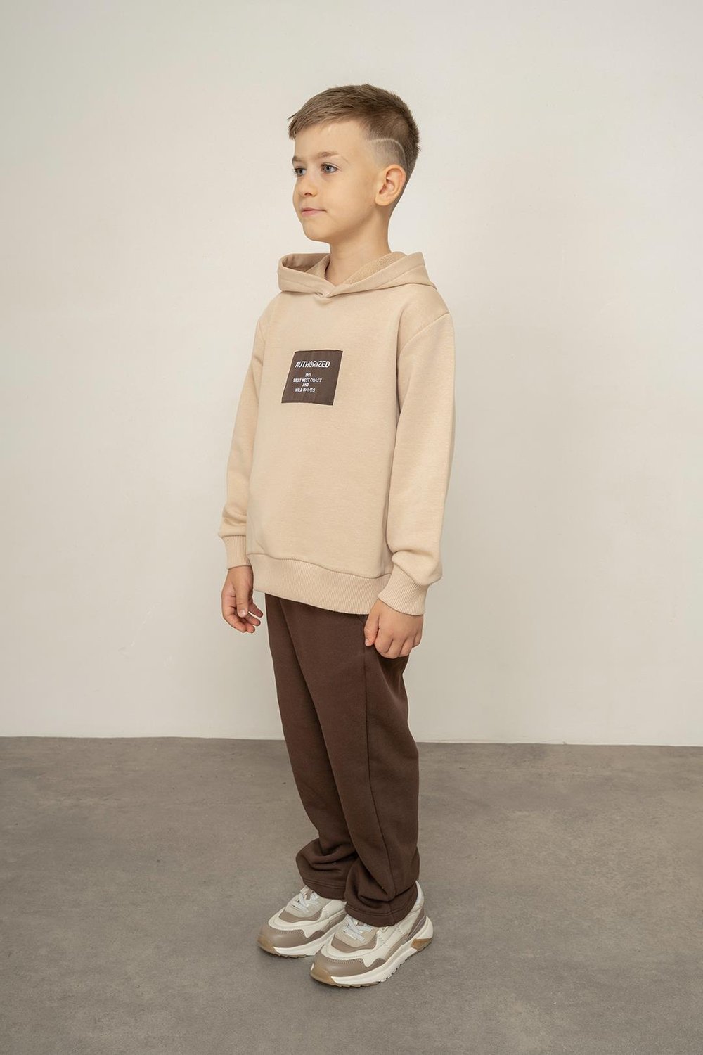 Boys 3-Ply Hooded Tracksuit Set 9-14 Years 325613