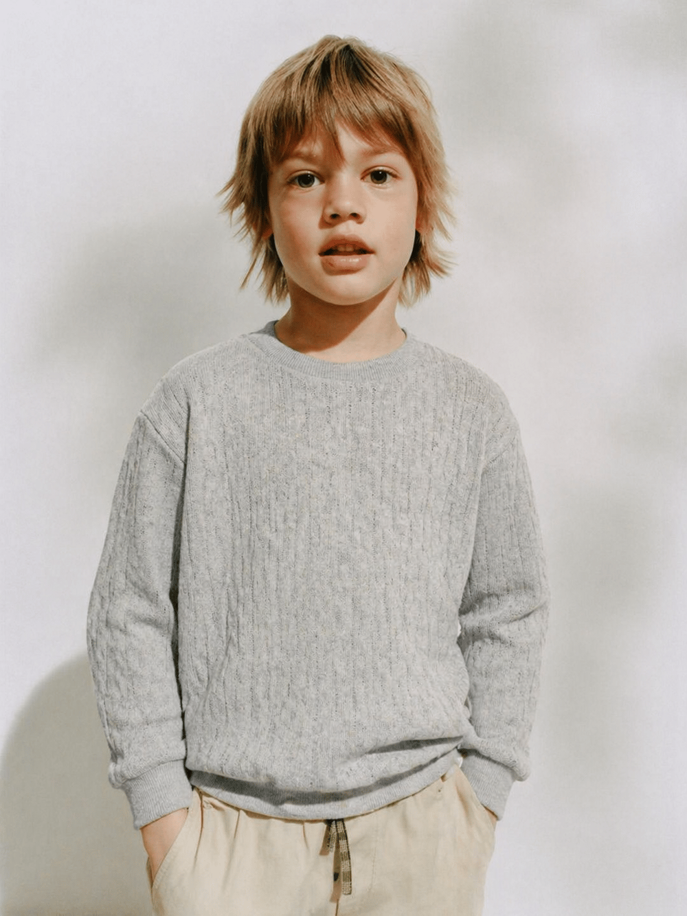 325325Erkek Çocuk Nokta Jakarlı Sweatshirt 9-14 Yaş -325325