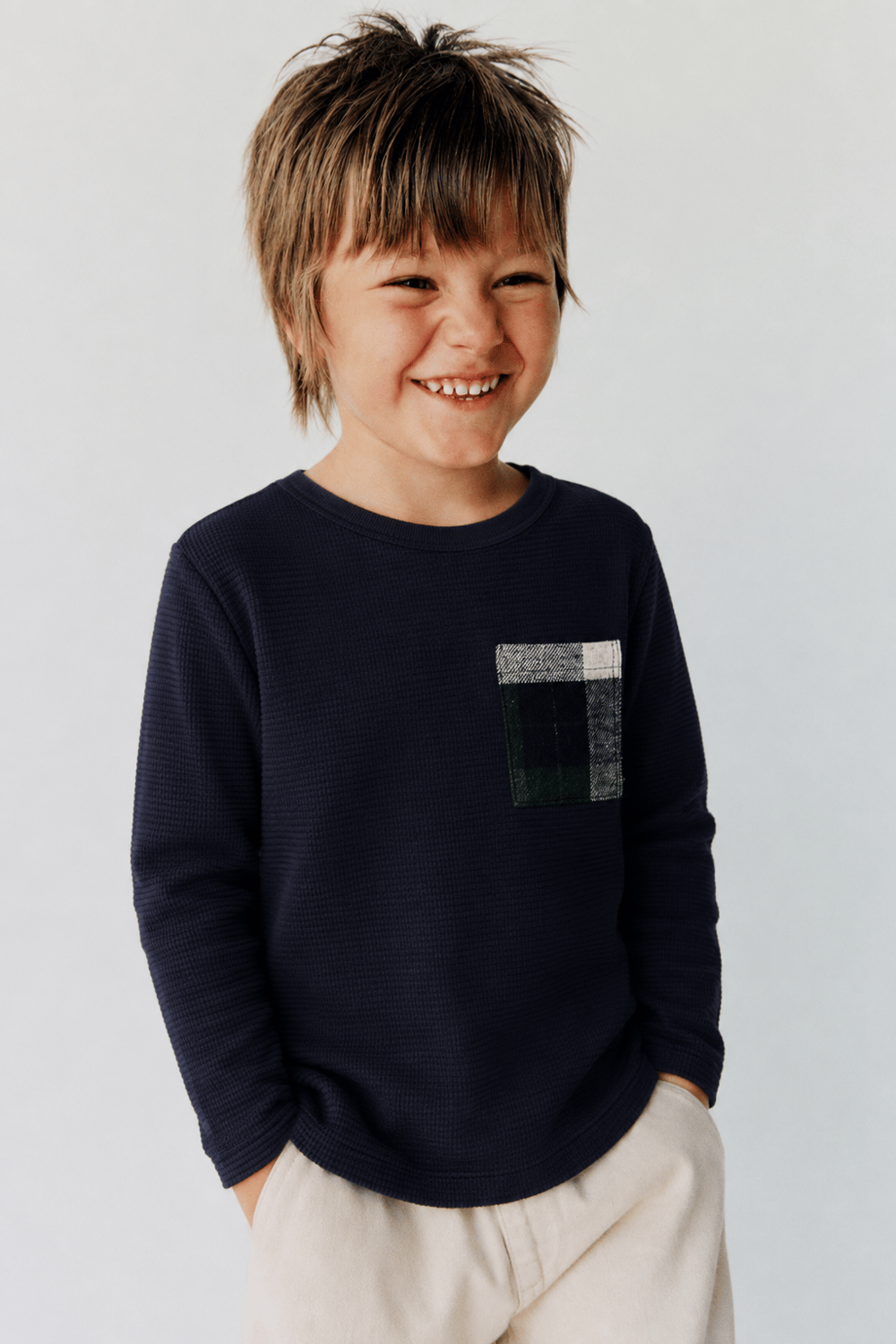 E-CEPLI WAFFLE SWEAT(1-5)
