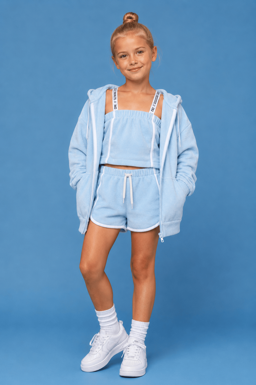 Girls Terry Cloth Crop Top Ages 1–5 – 222324