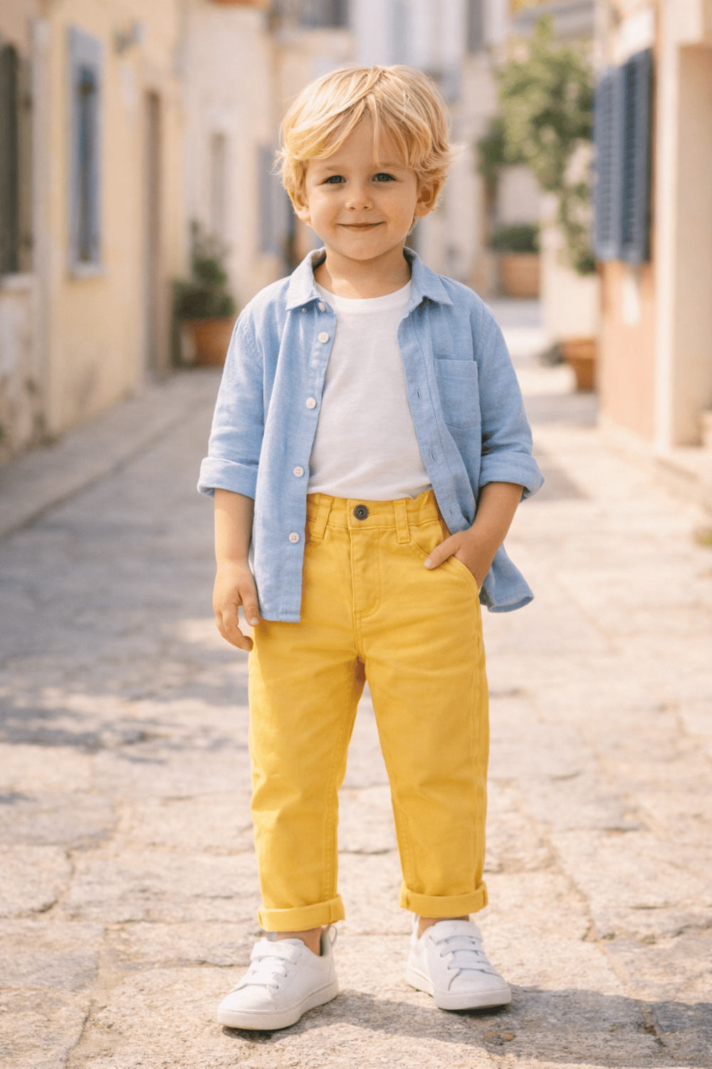 Erkek Çocuk Klasik Gabrdin Pantolon 1-5 Yaş