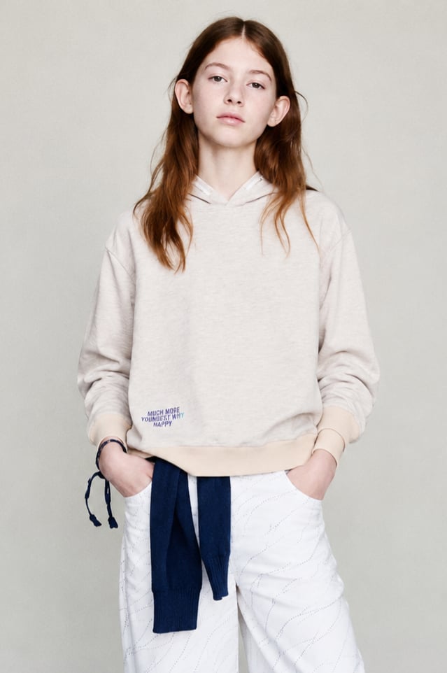 Kız Çocuk Kapşonlu Sweatshirt 6-16 Yaş - 422300