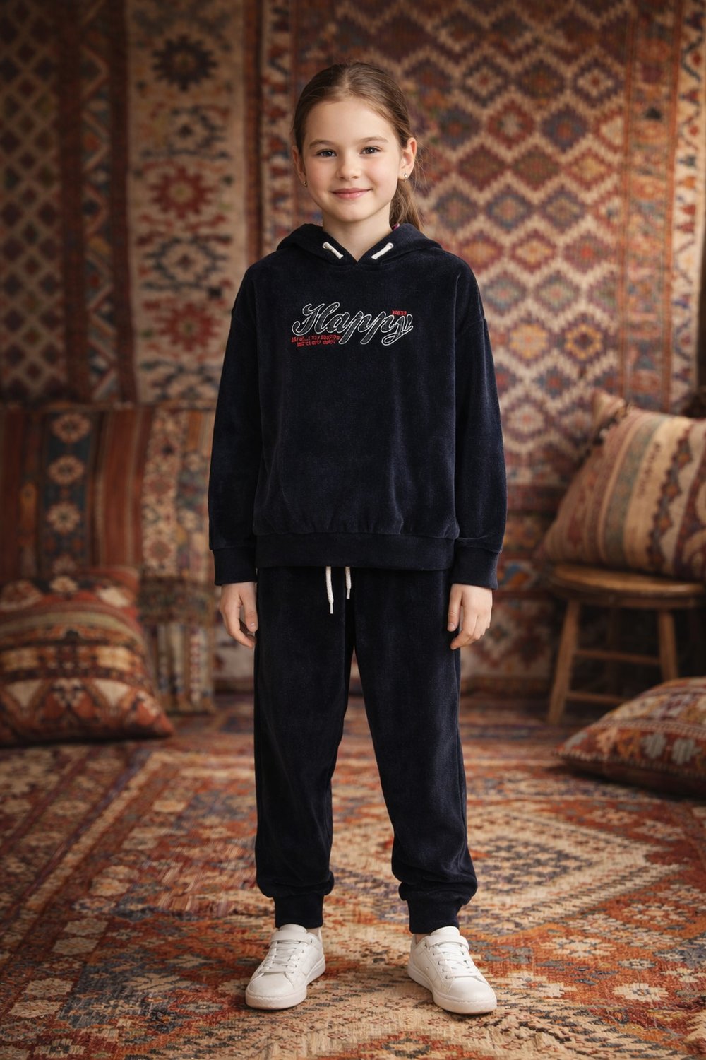 Girls Hooded Tracksuit Set Ages 6–16 – 422901