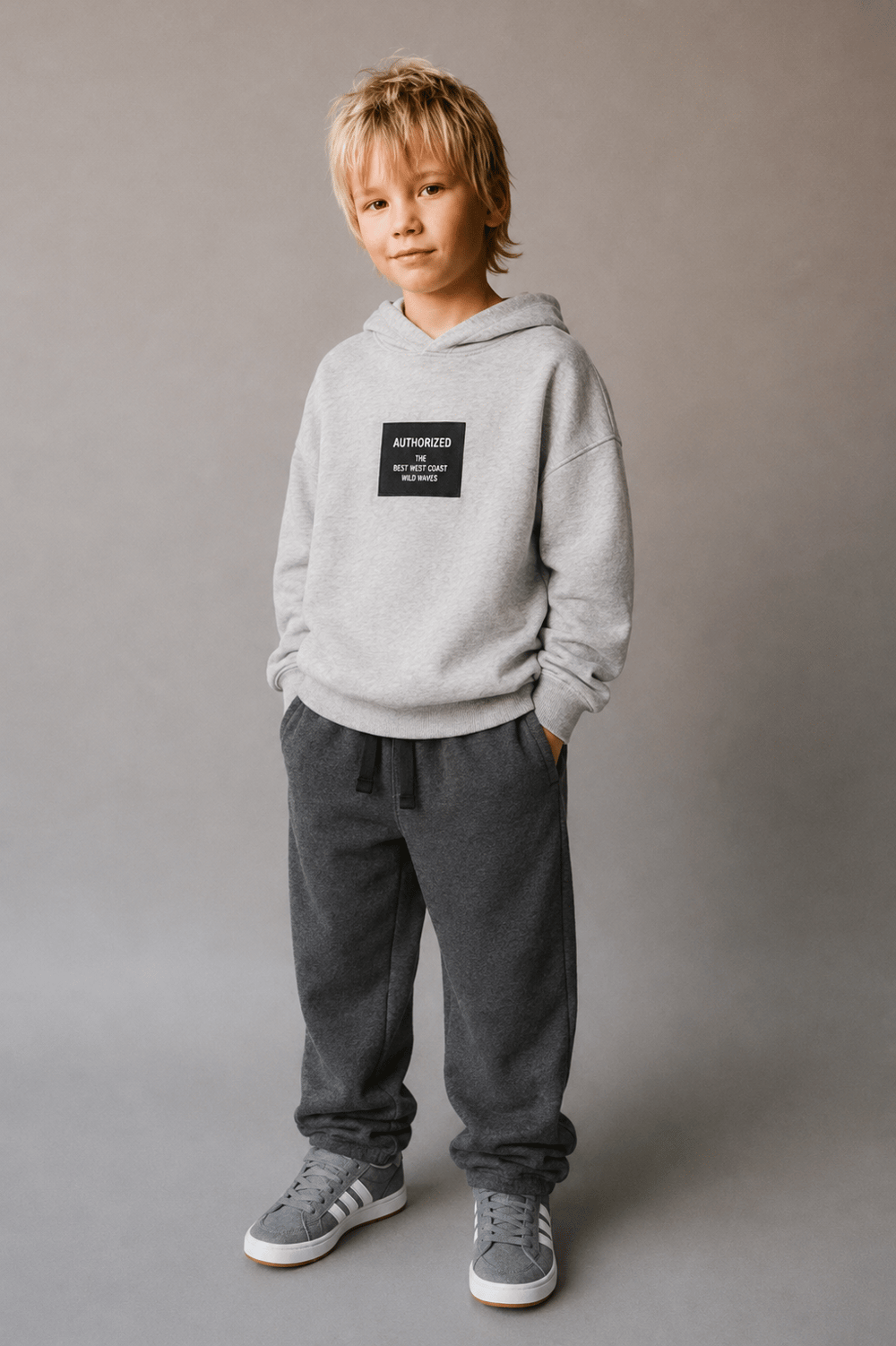 Boys 3-Ply Cotton Hooded Tracksuit Set 3-8 Years 325612