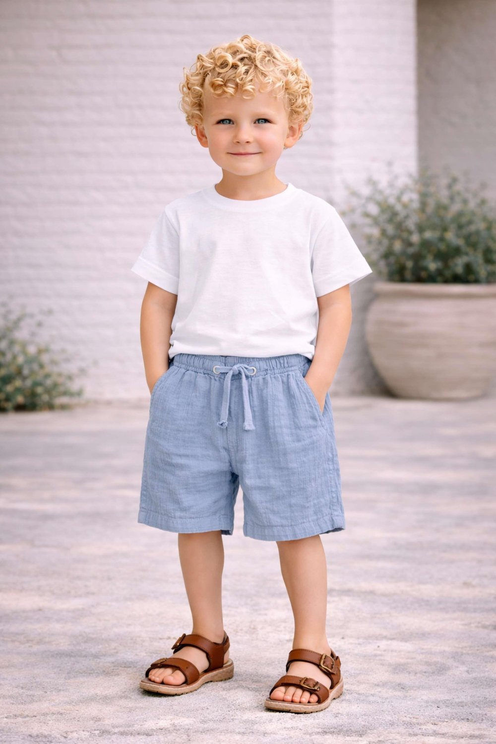 Boys Muslin Shorts Ages 1–5 – 124222