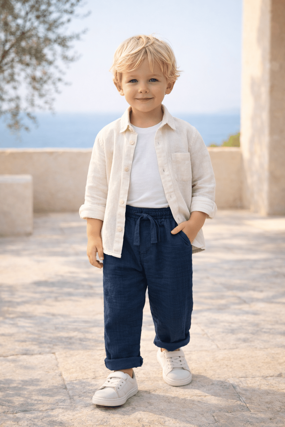 Boys Muslin Pants Ages 1–5 – 124224