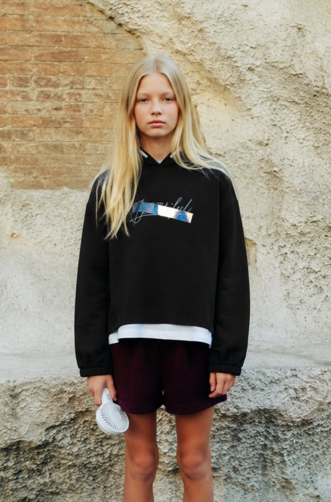Girls Hooded Sweatshirt Ages 1–5 – 422312