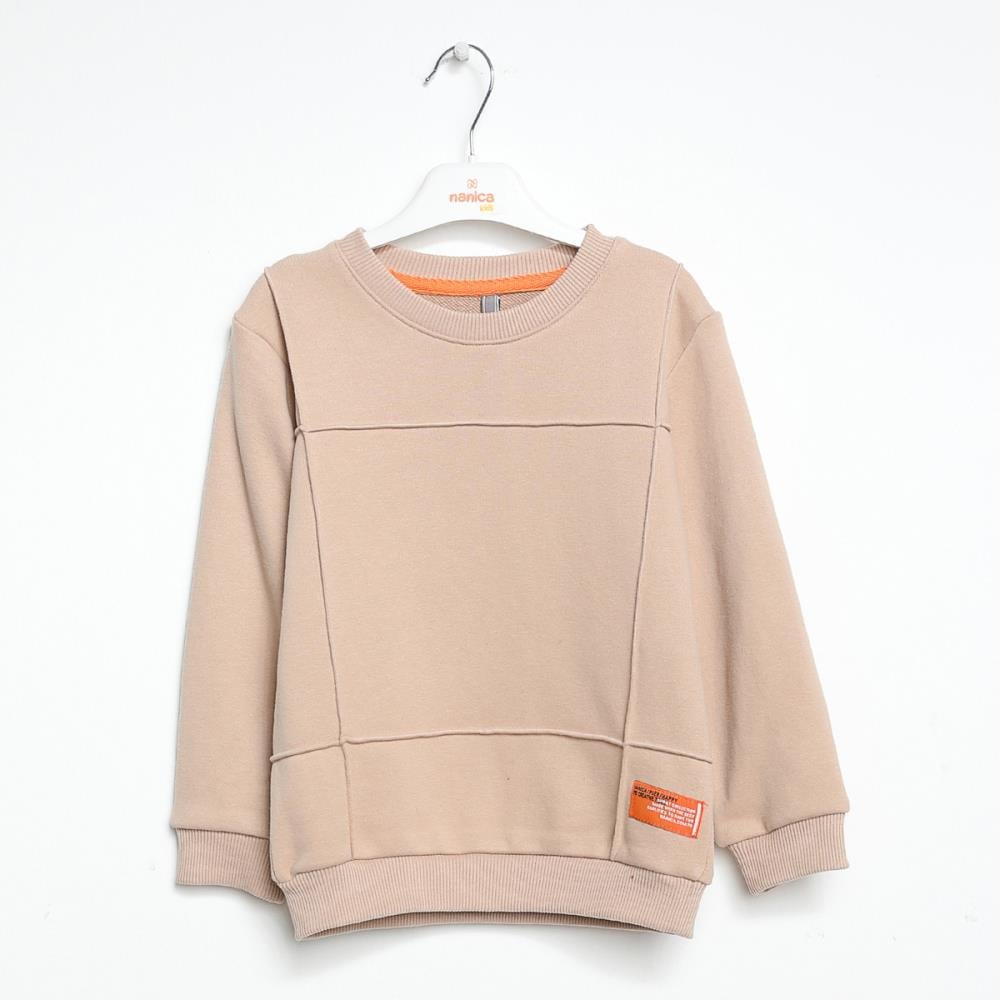 322304Erkek Çocuk Bisiklet Yaka Sweatshirt 1-5 Yaş