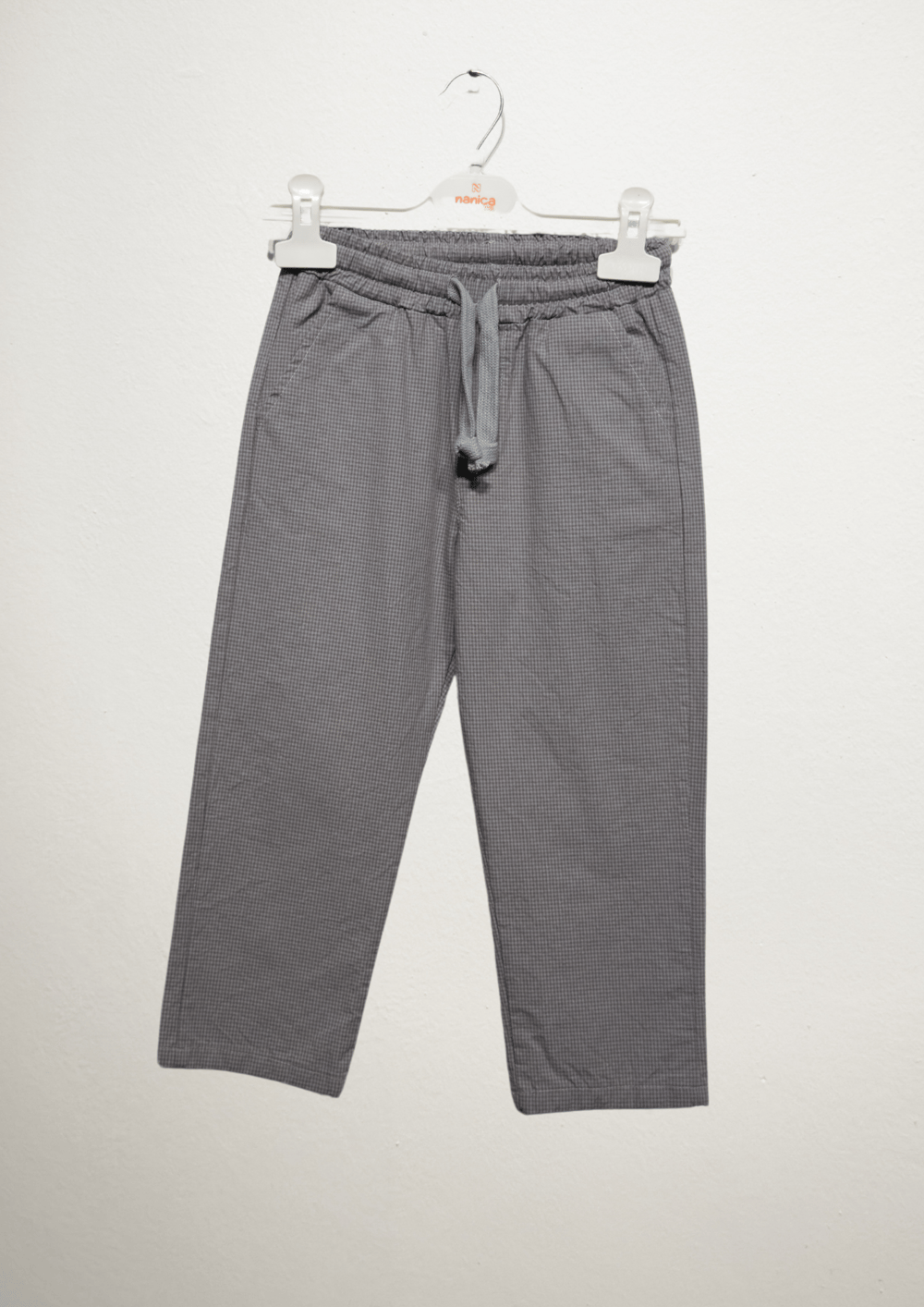 125237Erkek Çocuk Cotton Ekoseli Pantolon 6-16 Yaş