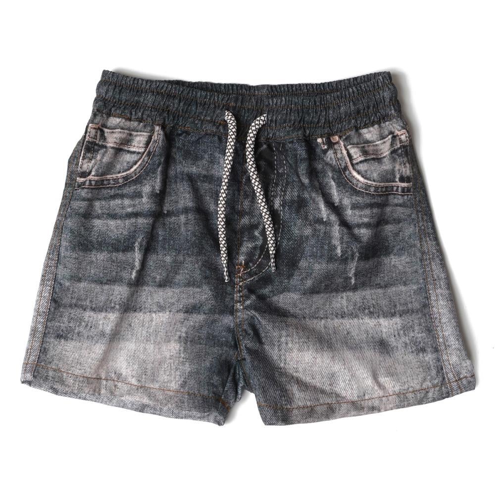 122240Erkek Çocuk Denim Garni Şort 6-16 Yaş