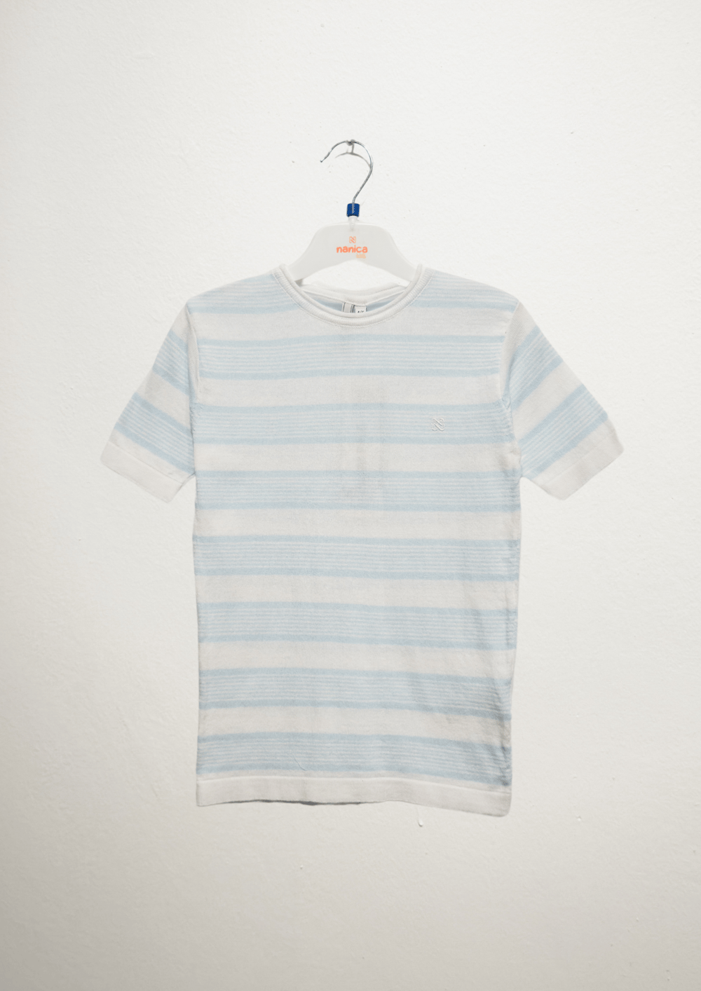 125400Erkek Çocuk Enine Çizgili Triko T-Shirt 1-5