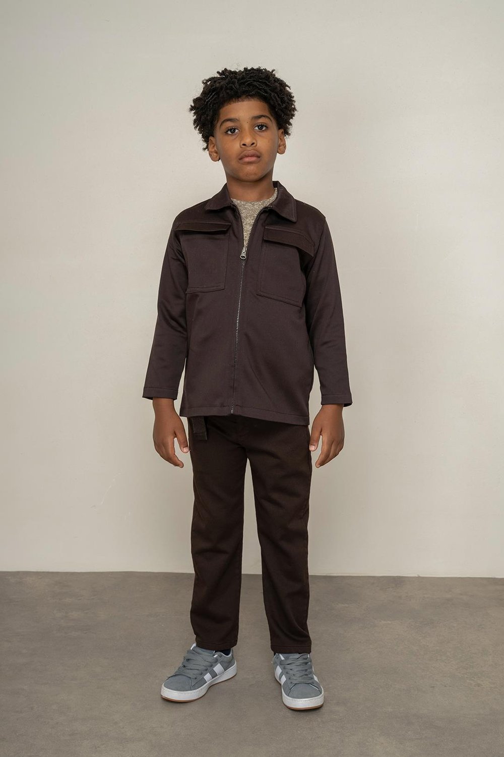 325209Erkek Çocuk Gabardin Kemerli Pantolon 9-14 Yaş -325209