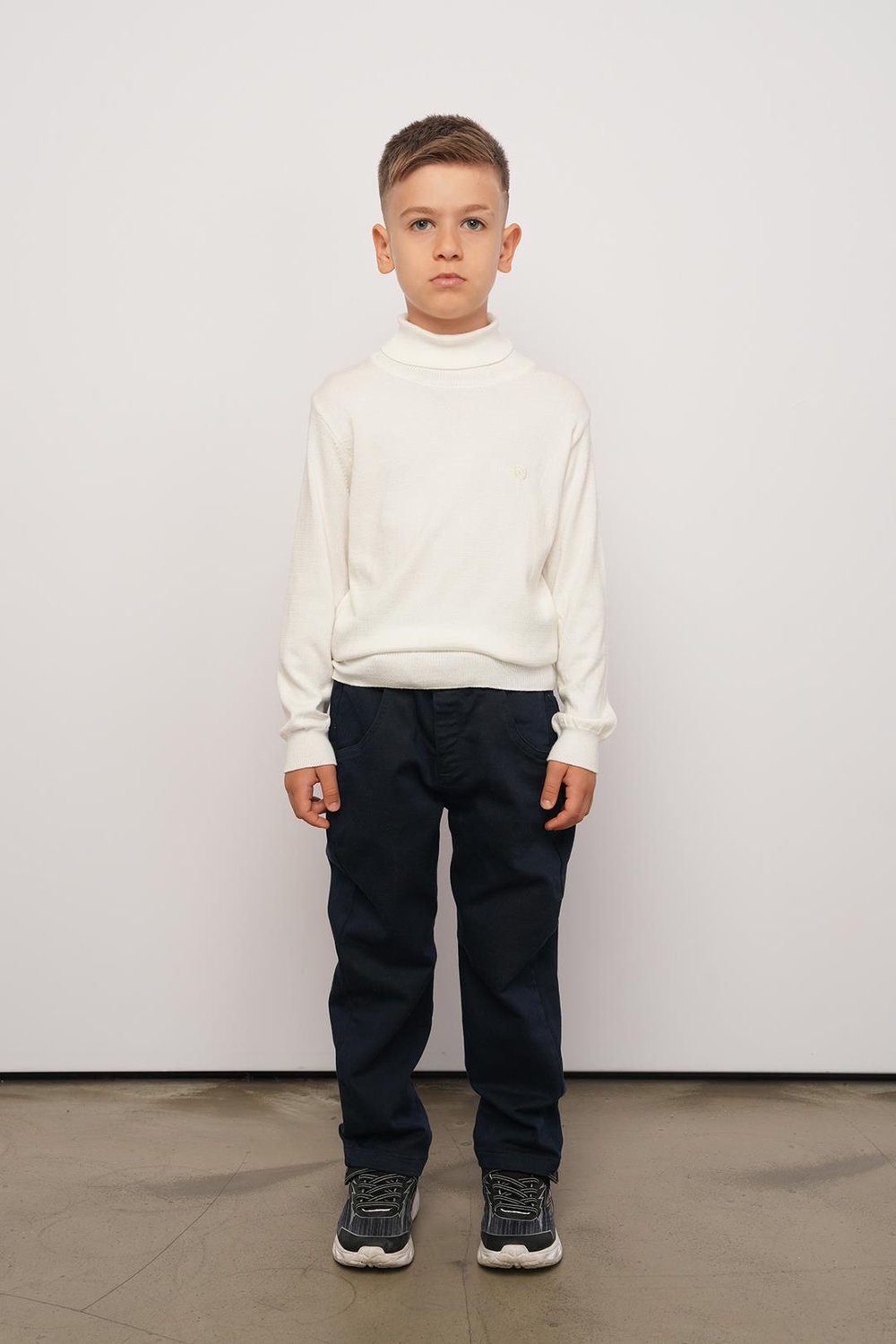 325208Erkek Çocuk Gabardin Kemerli Pantolon 3-8 Yaş -325208