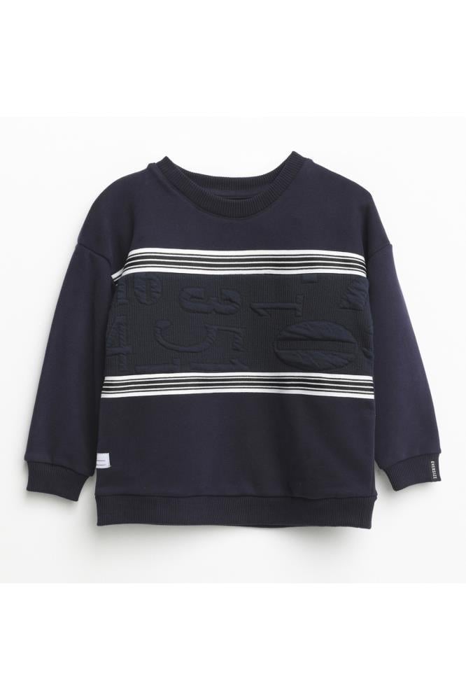 321331Erkek Çocuk Garnili Sweatshirt 1-5 Yaş