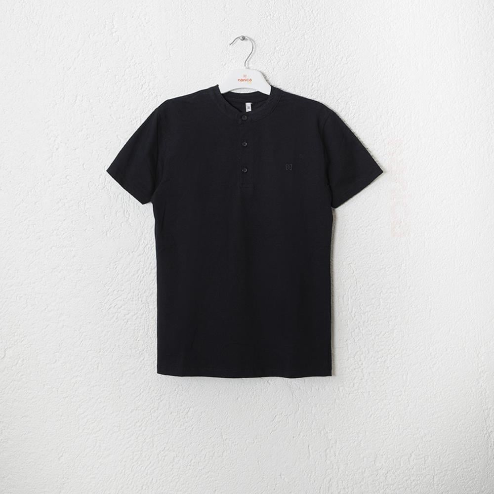 124314Erkek Çocuk Hakim Yaka Cotton T-shirt 1-5 Yaş