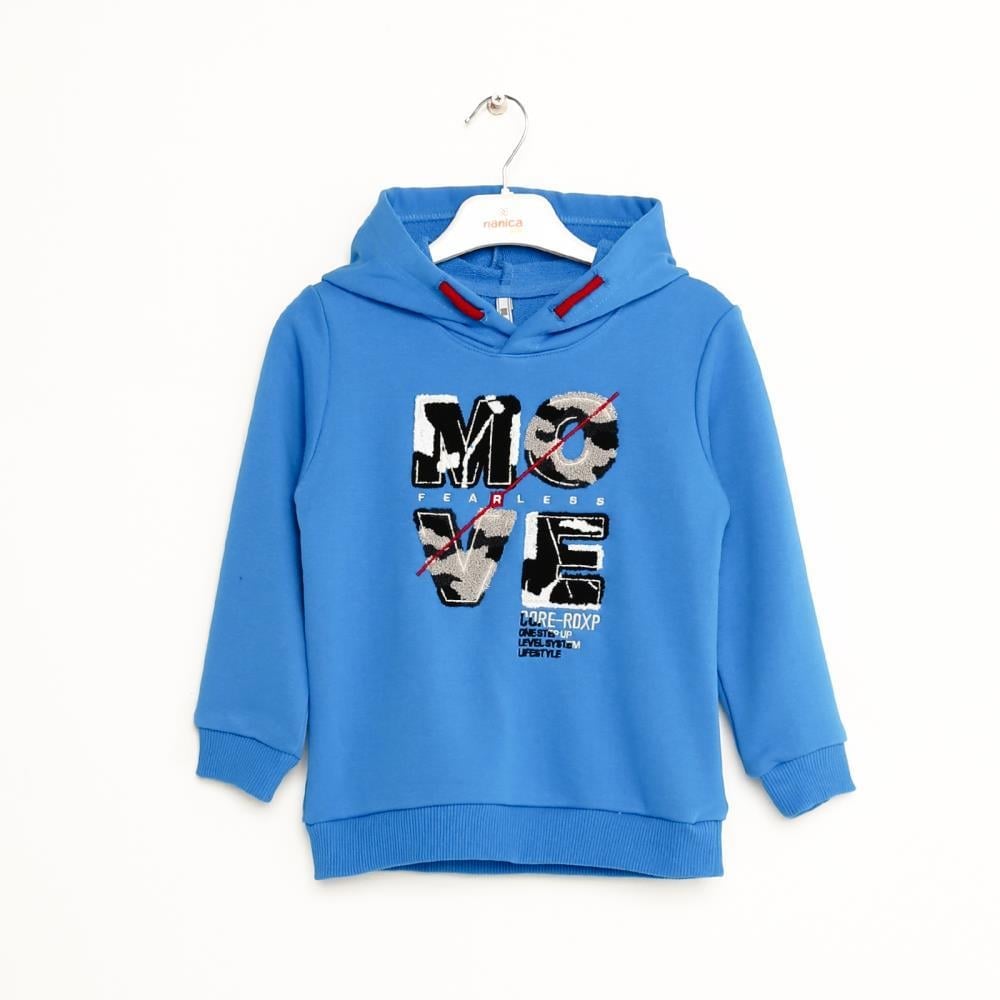 323310Erkek Çocuk Kapşonlu Sweatshirt 1-5 Yaş