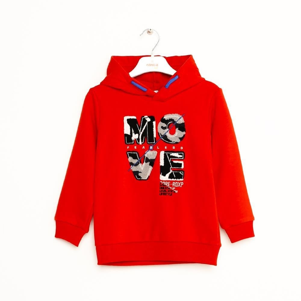 323310Erkek Çocuk Kapşonlu Sweatshirt 1-5 Yaş