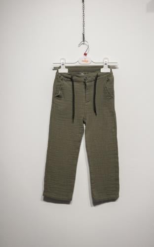 125206Erkek Çocuk Muslin Pantolon 1-5 Yaş