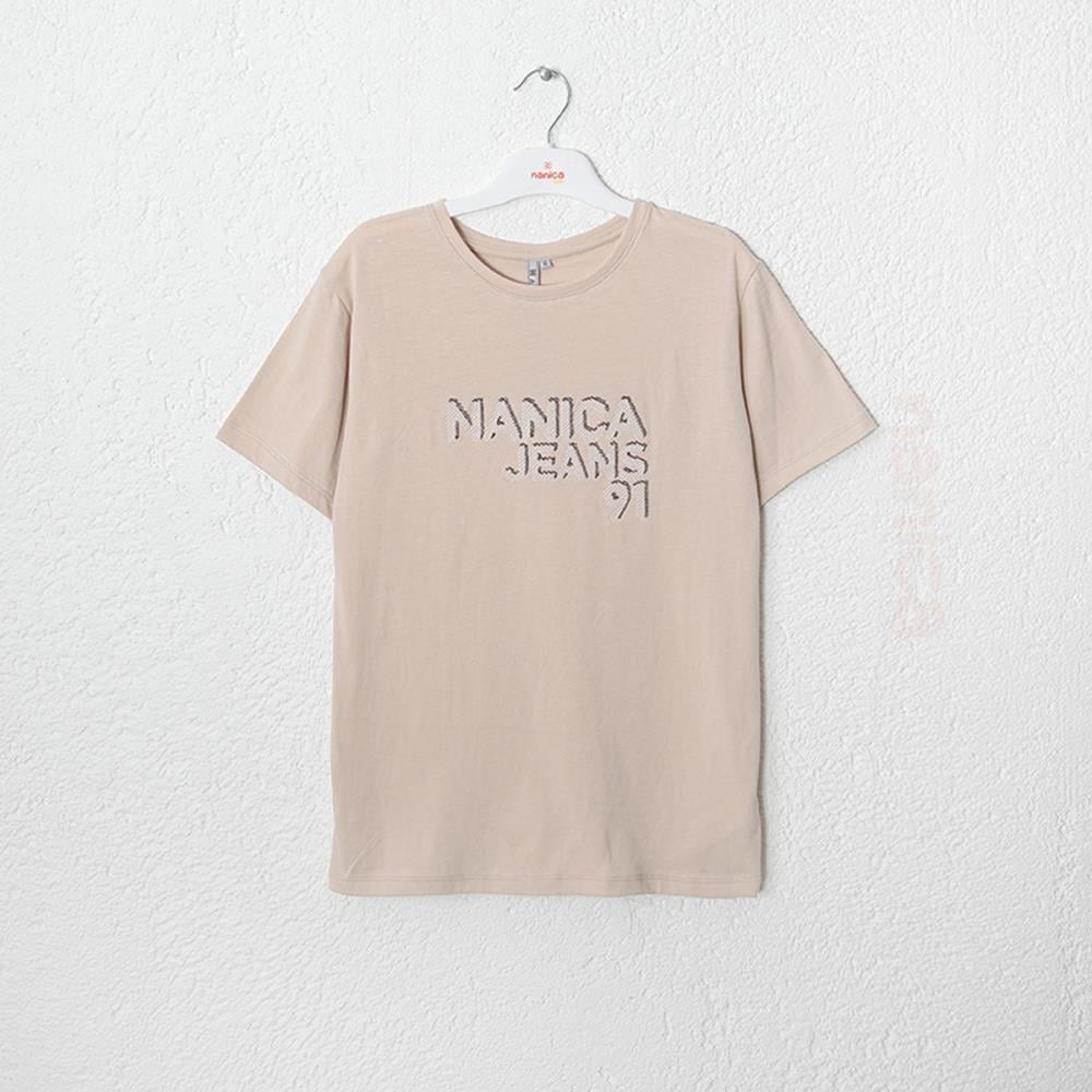 124331Erkek Çocuk Nakışlı T-Shirt 6-16 Yaş