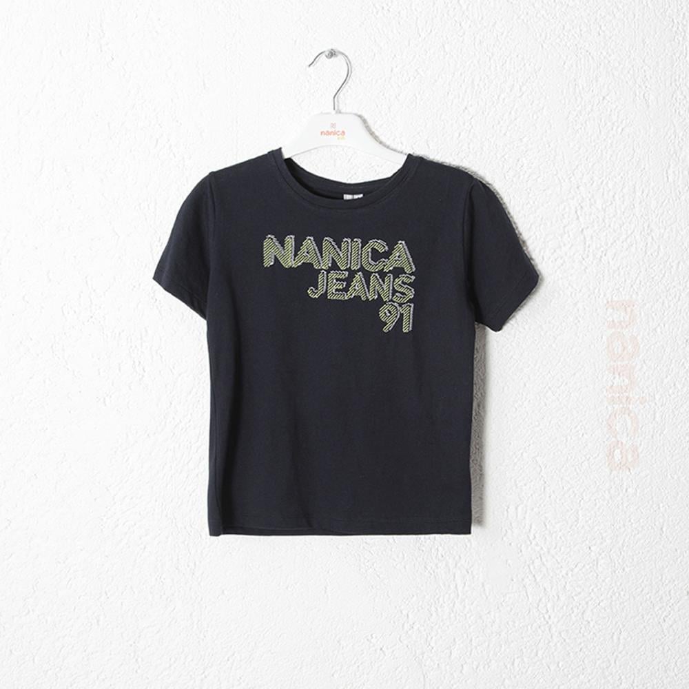 124331Erkek Çocuk Nakışlı T-Shirt 6-16 Yaş