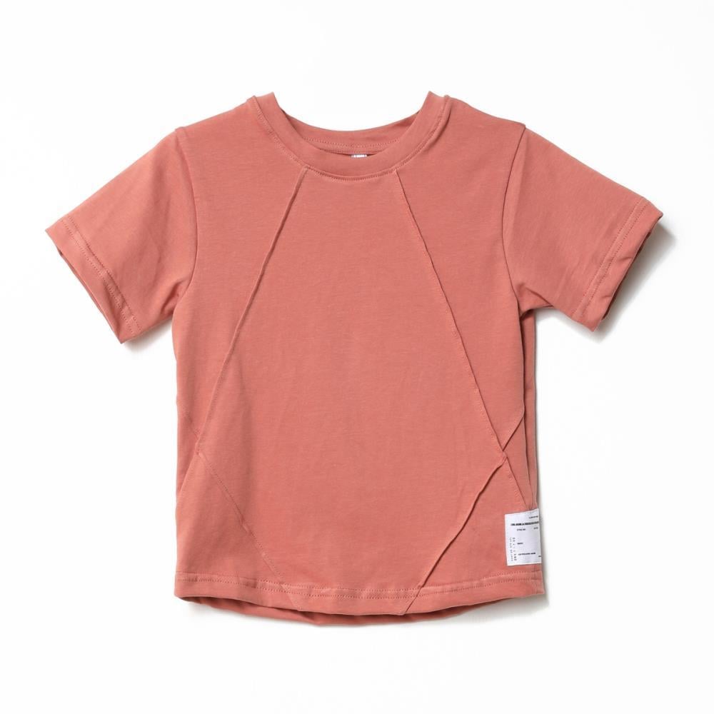 122350Erkek Çocuk Ön Dikiş Detaylı T-Shirt 1-5 Yaş