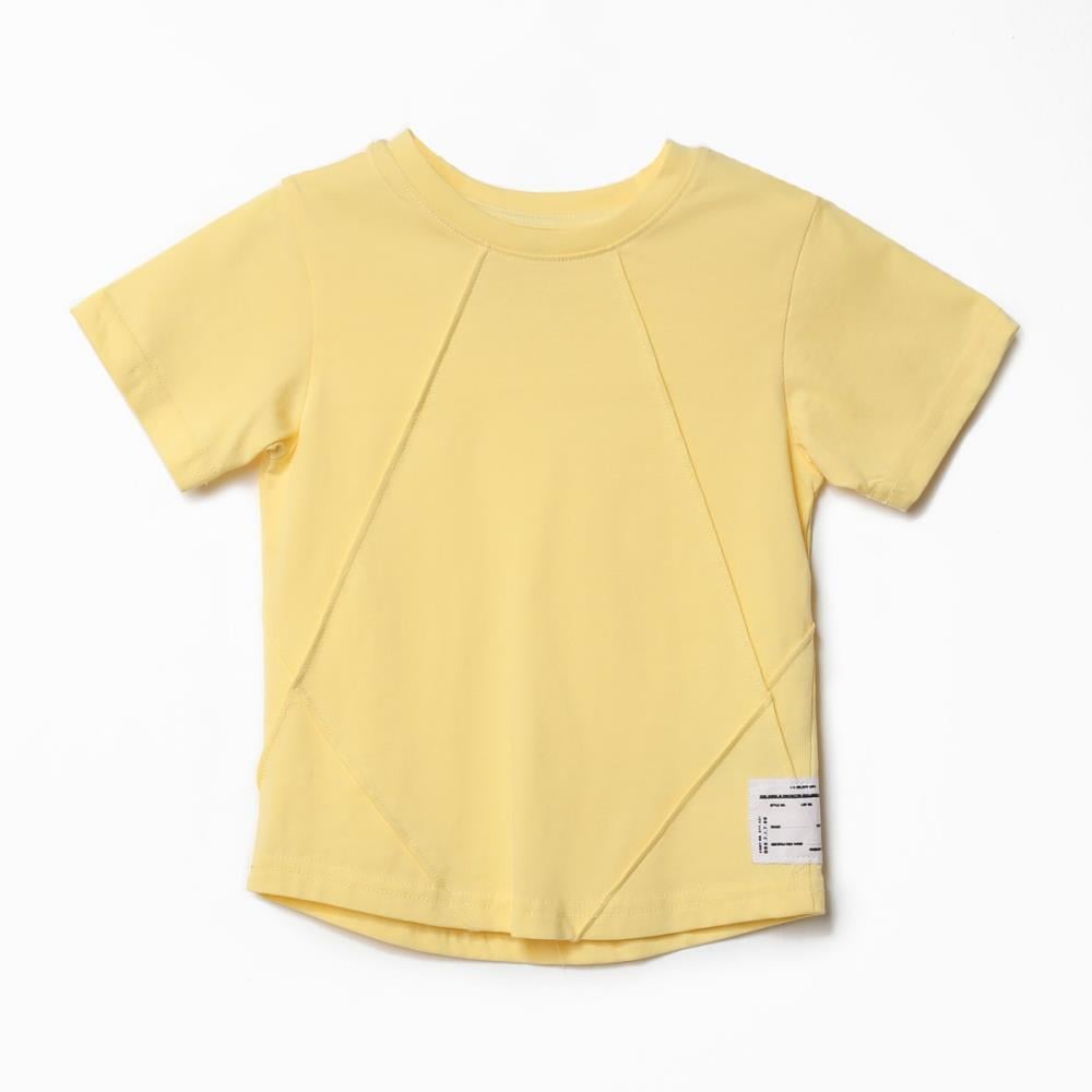 122350Erkek Çocuk Ön Dikiş Detaylı T-Shirt 1-5 Yaş