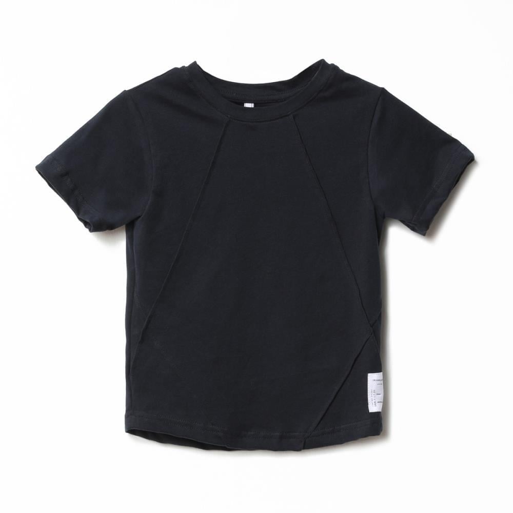 122350Erkek Çocuk Ön Dikiş Detaylı T-Shirt 1-5 Yaş