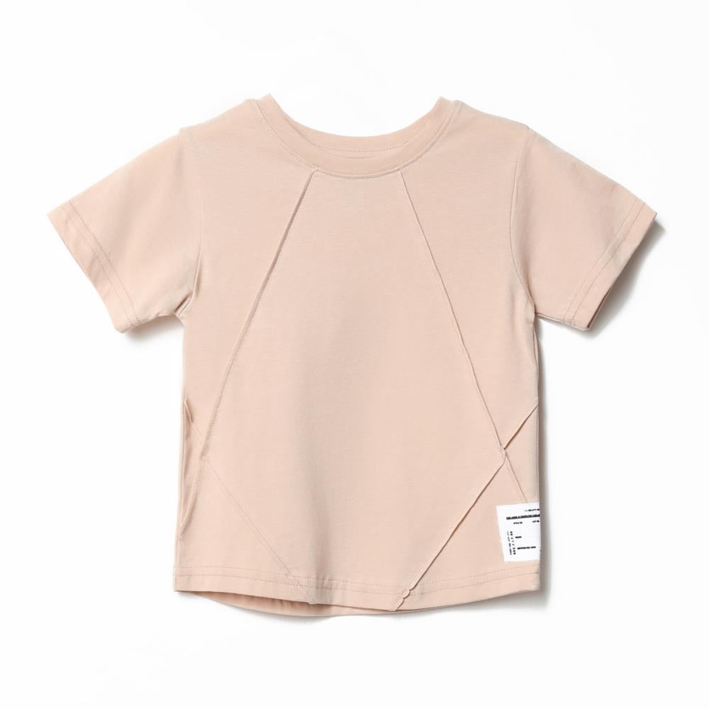 122350Erkek Çocuk Ön Dikiş Detaylı T-Shirt 1-5 Yaş