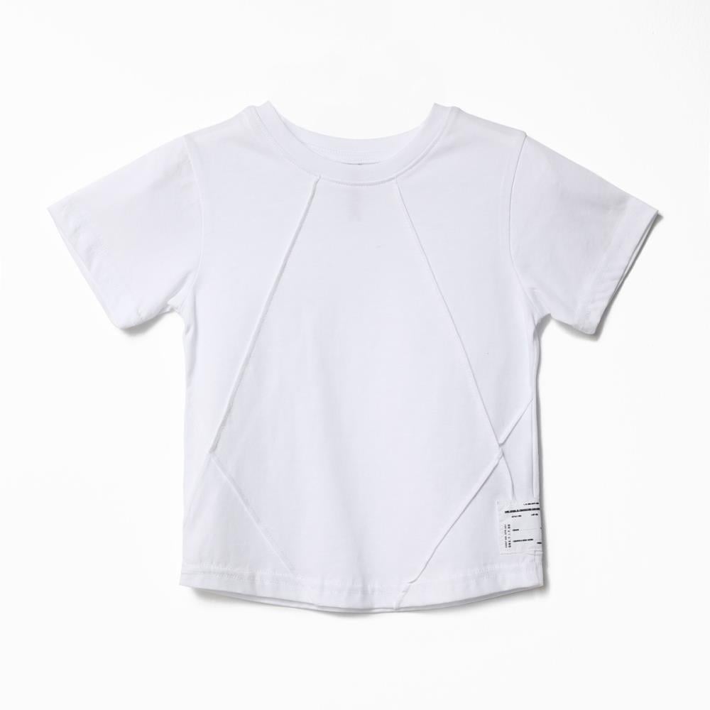 122350Erkek Çocuk Ön Dikiş Detaylı T-Shirt 1-5 Yaş