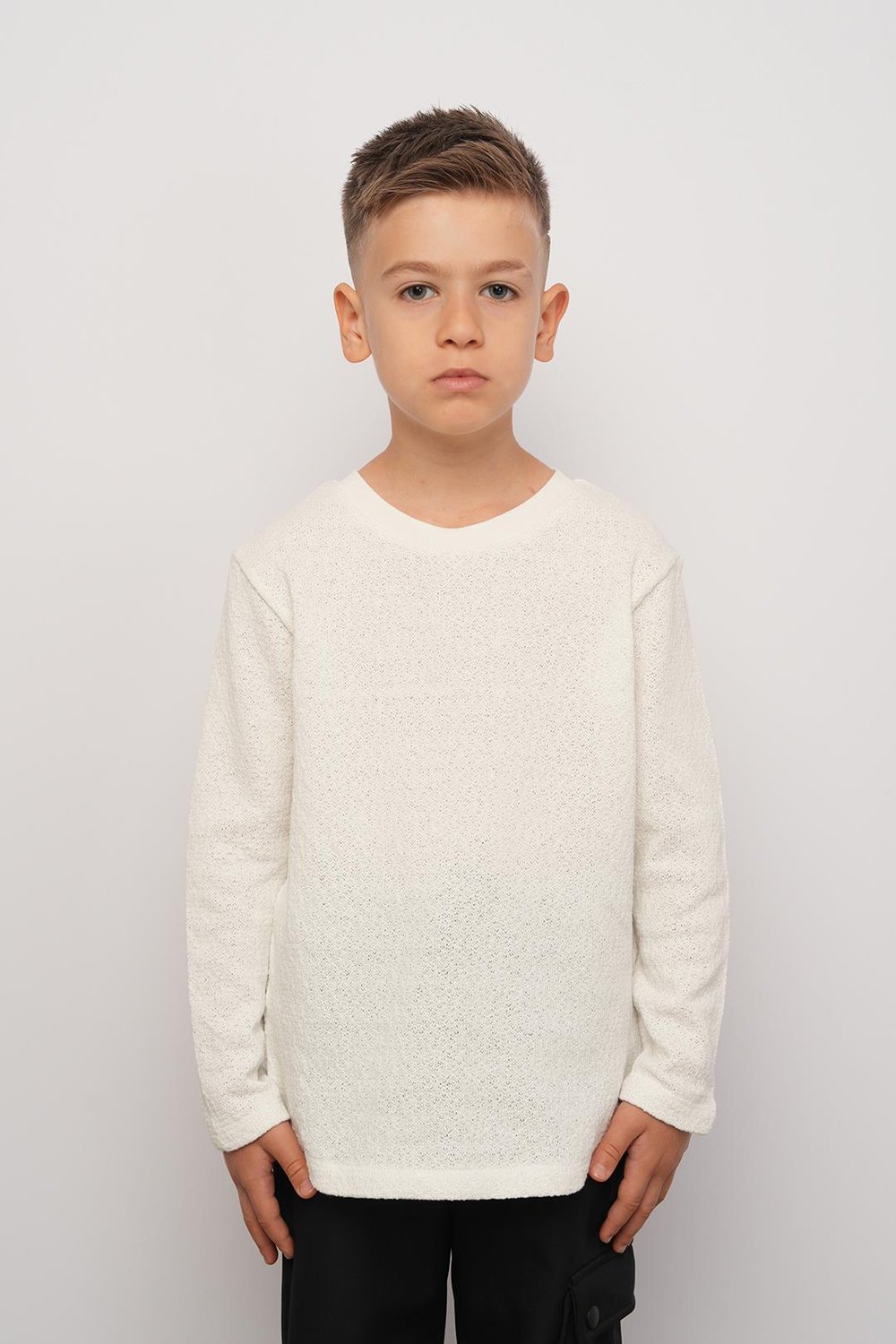 325349Erkek Çocuk Örgü Uzun Kol Sweatshirt 9-14 Yaş - 3253489