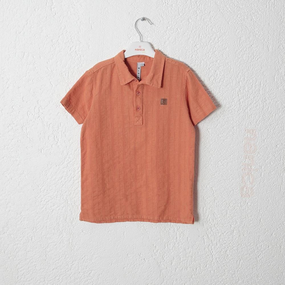 124106Erkek Çocuk Polo Yaka T-Shirt 1-5 Yaş