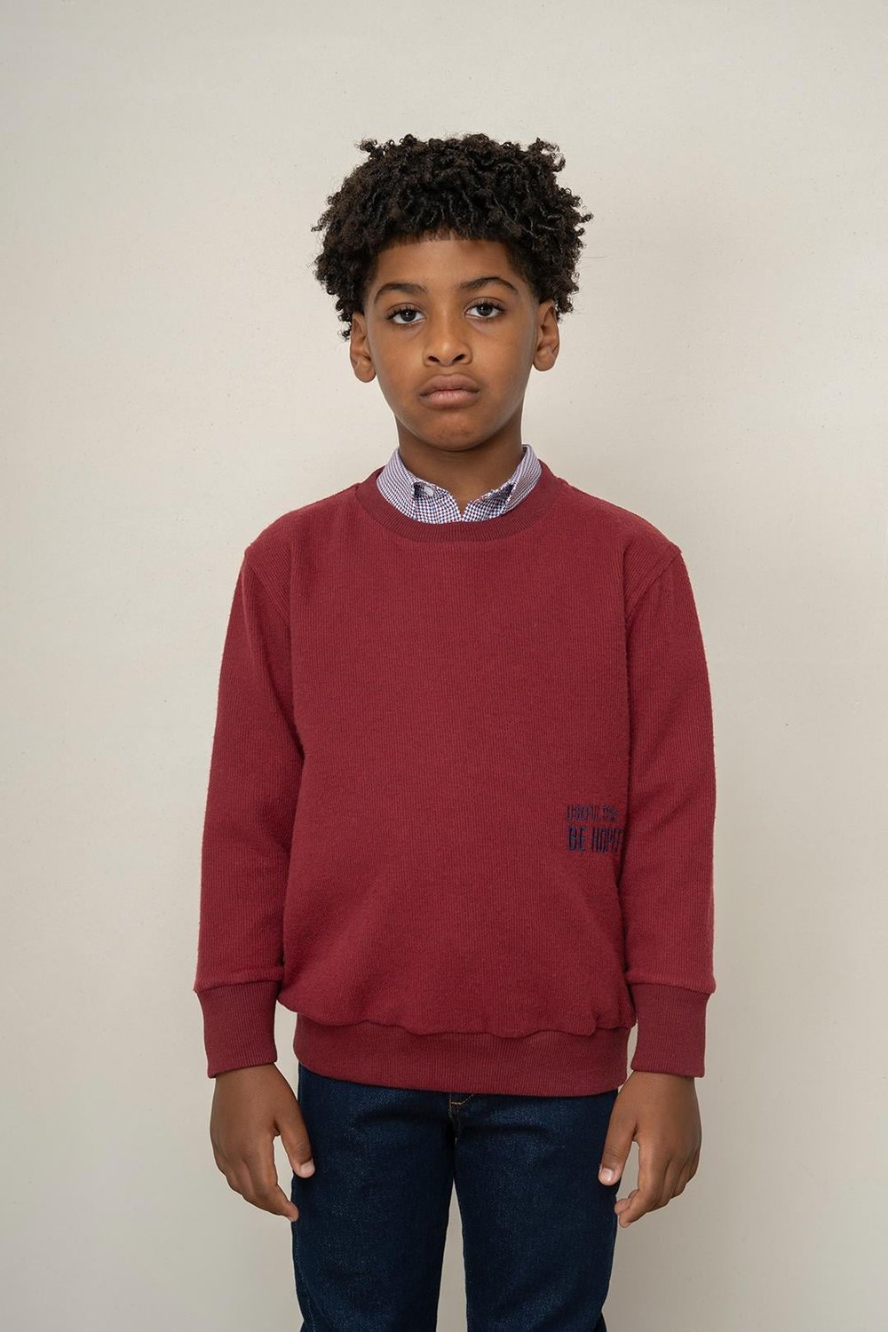325307Erkek Çocuk Selanik Hopeful Nakışlı Sweatshirt 9-14 Yaş -325307