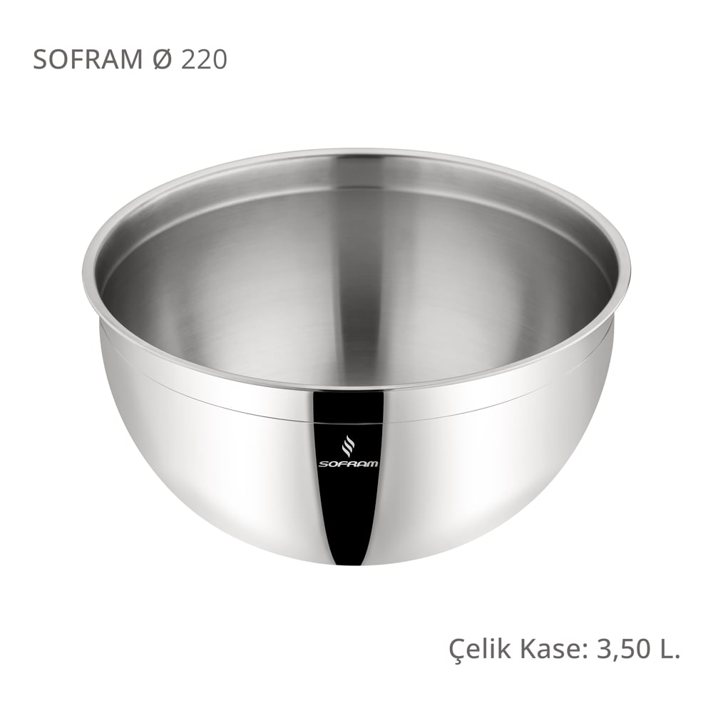 Sofram 22 cm Çelik Kase