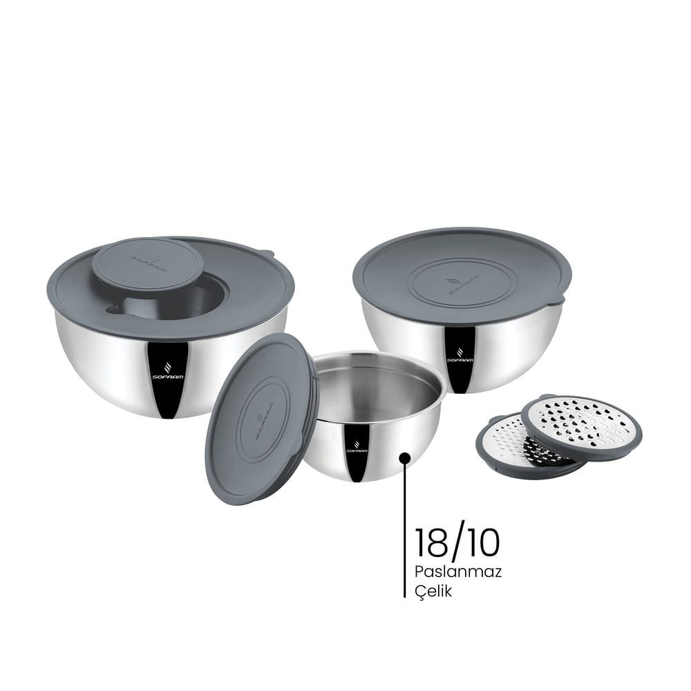 Sofram Export 9 Parça Saklama ve Karıştırma Kabı Seti