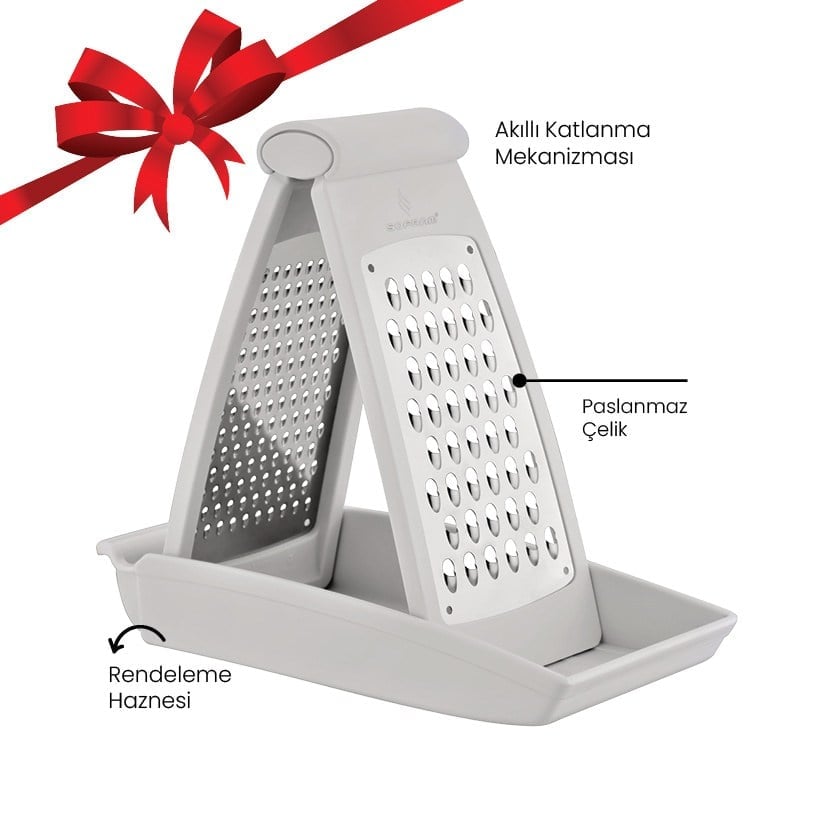 Sofram Master 8 Parça Tencere Seti + Smart Rende (Gri)