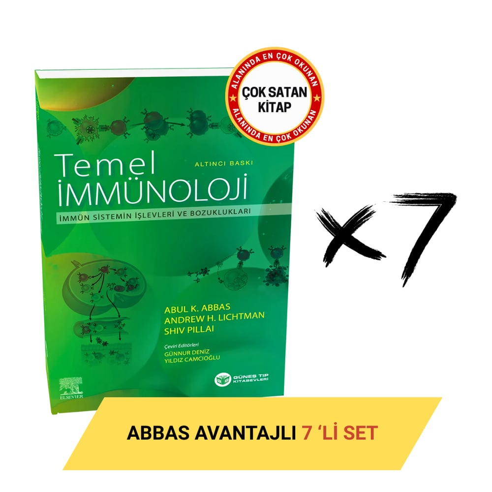 Abbas Temel İmmünoloji 6. Baskı Avantajlı 7'li SET