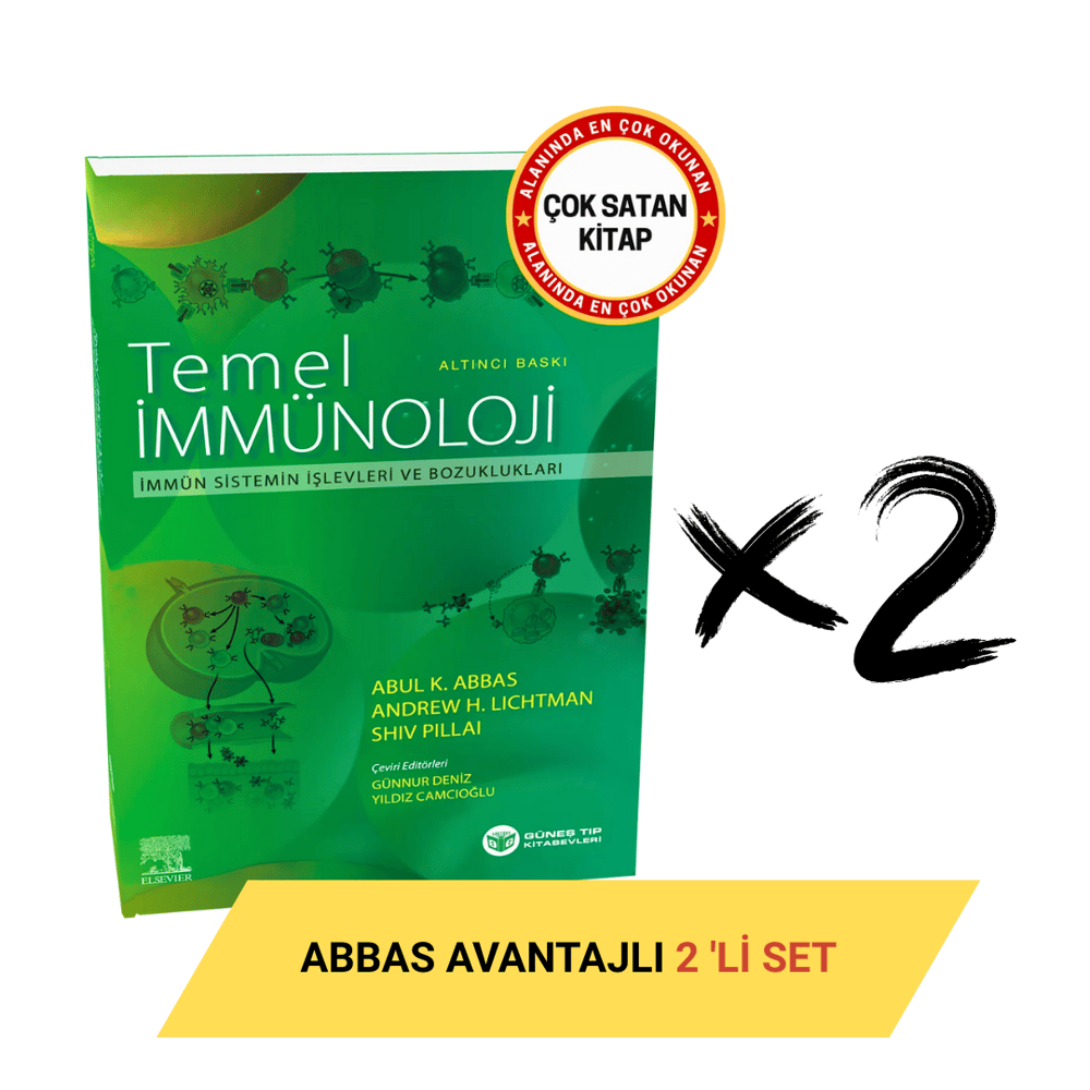 Abbas Temel İmmünoloji 6. Baskı Avantajlı 2'li SET