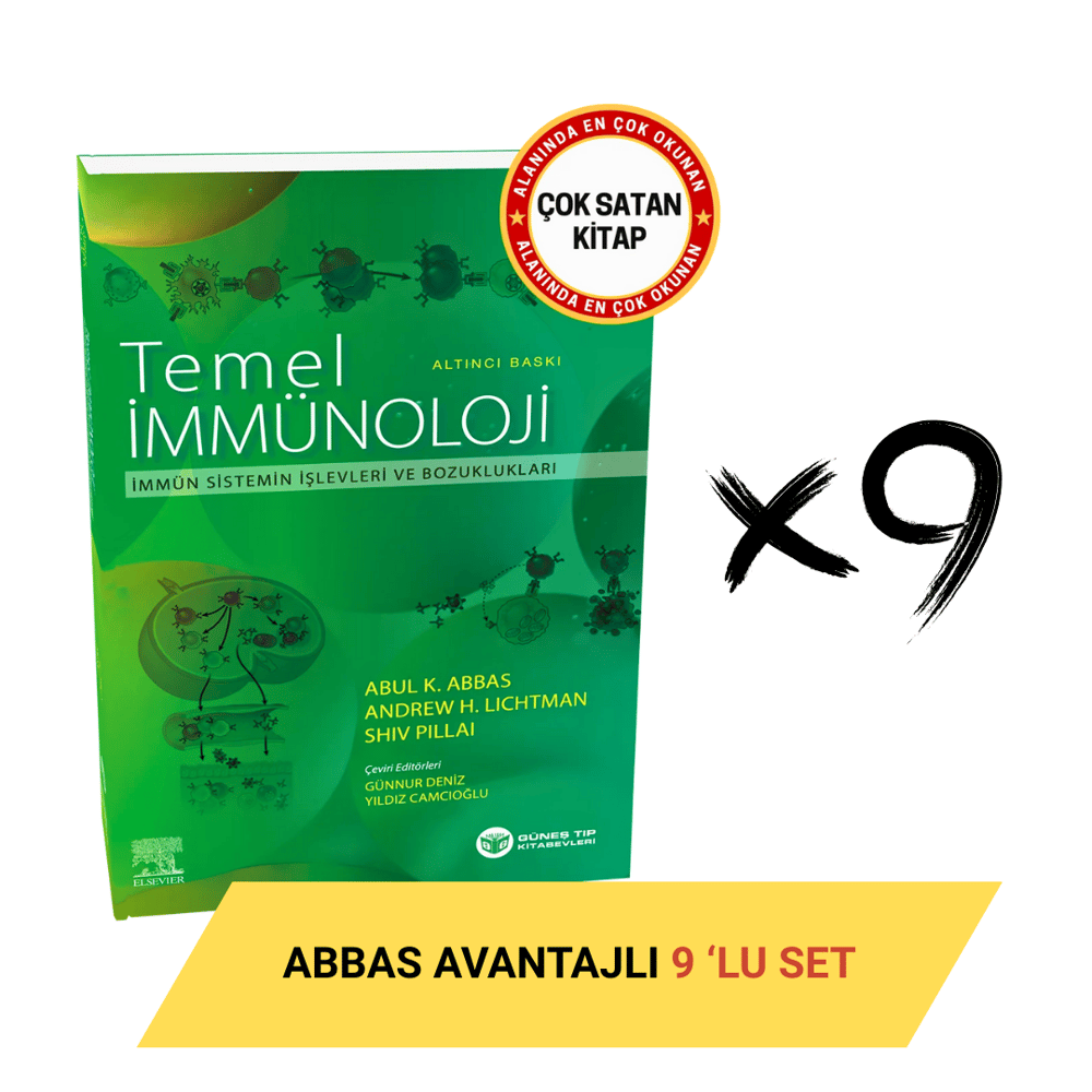 Abbas Temel İmmünoloji 6. Baskı Avantajlı 9'lu SET