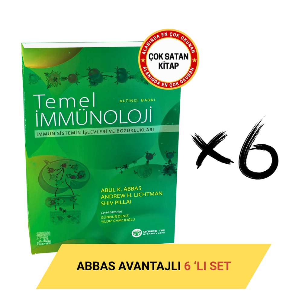 Abbas Temel İmmünoloji 6. Baskı Avantajlı 6'lI SET