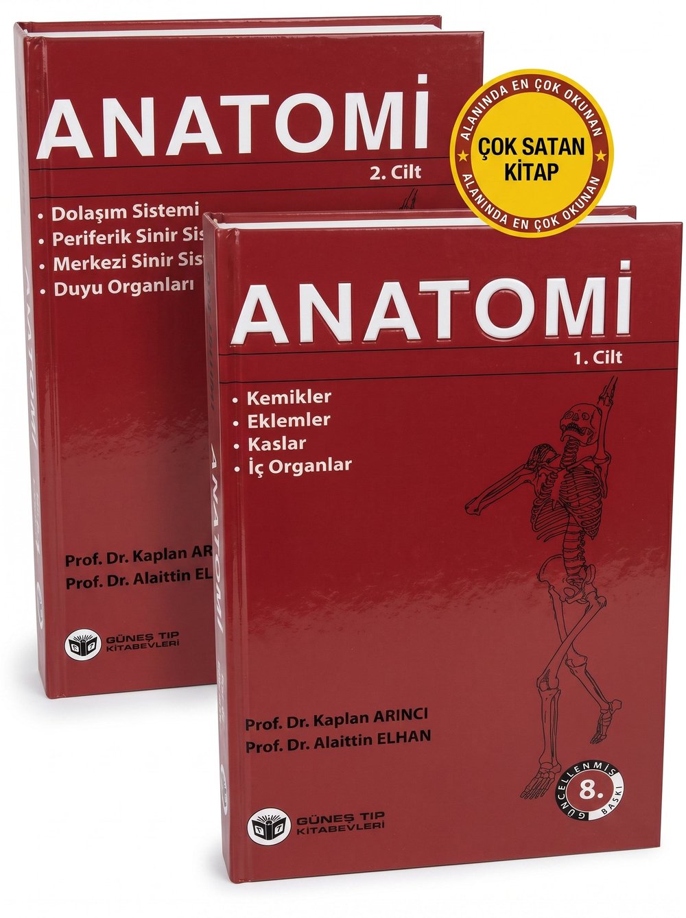 ARINCI Anatomi 2 Cilt (Güncellenmiş 8. Baskı)