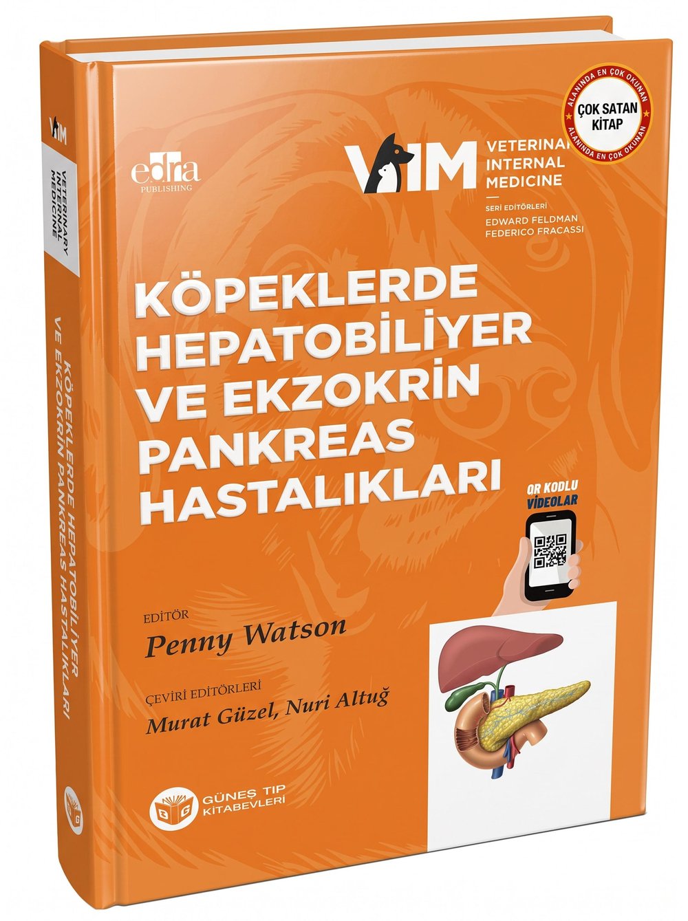 FELDMAN - Köpeklerde Hepatobiliyer ve Ekzokrin Pankreas Hastalıkları (QR Kodlu Videolu)