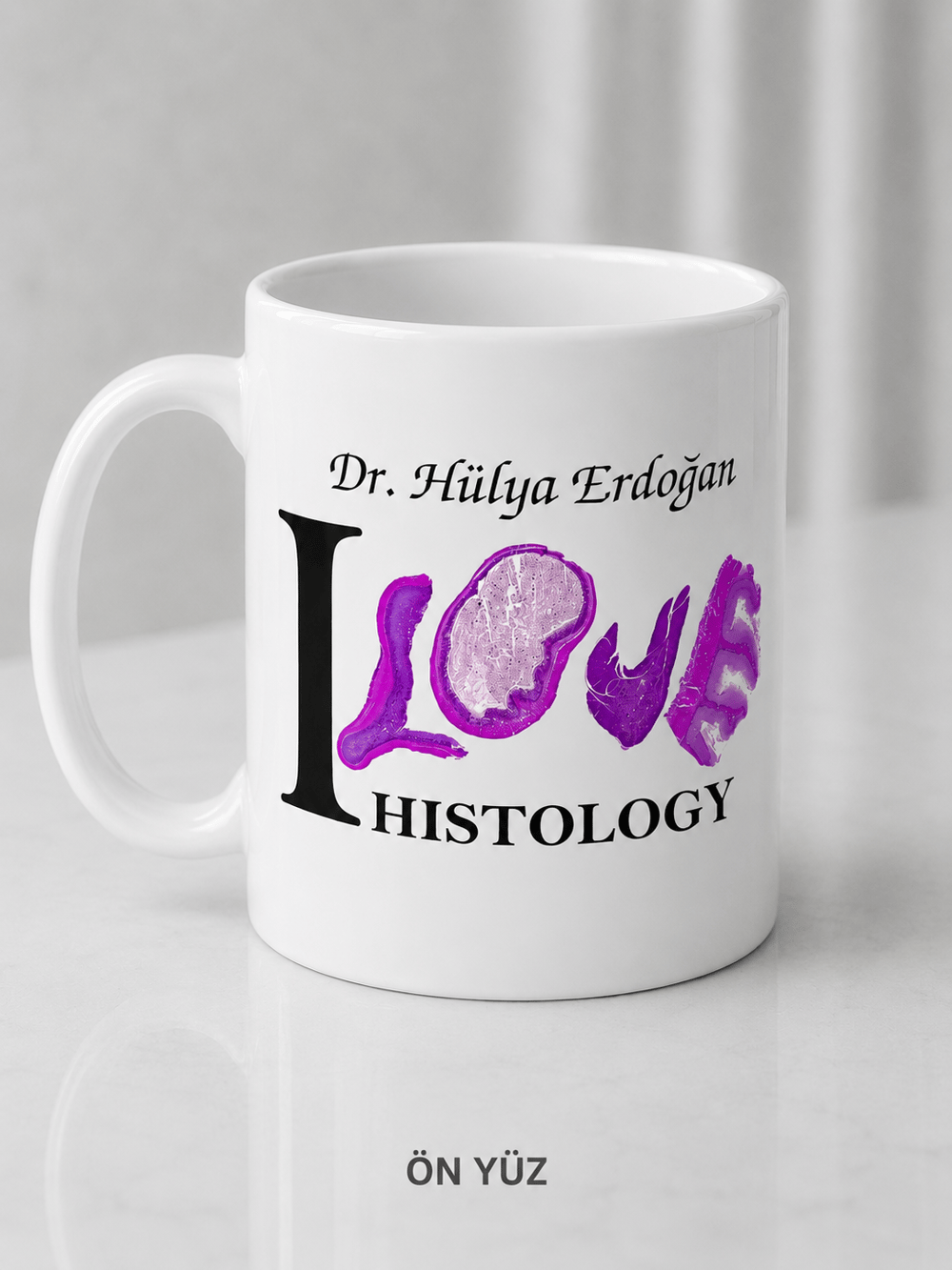I Love Histoloji Kupası (İsme Özel)