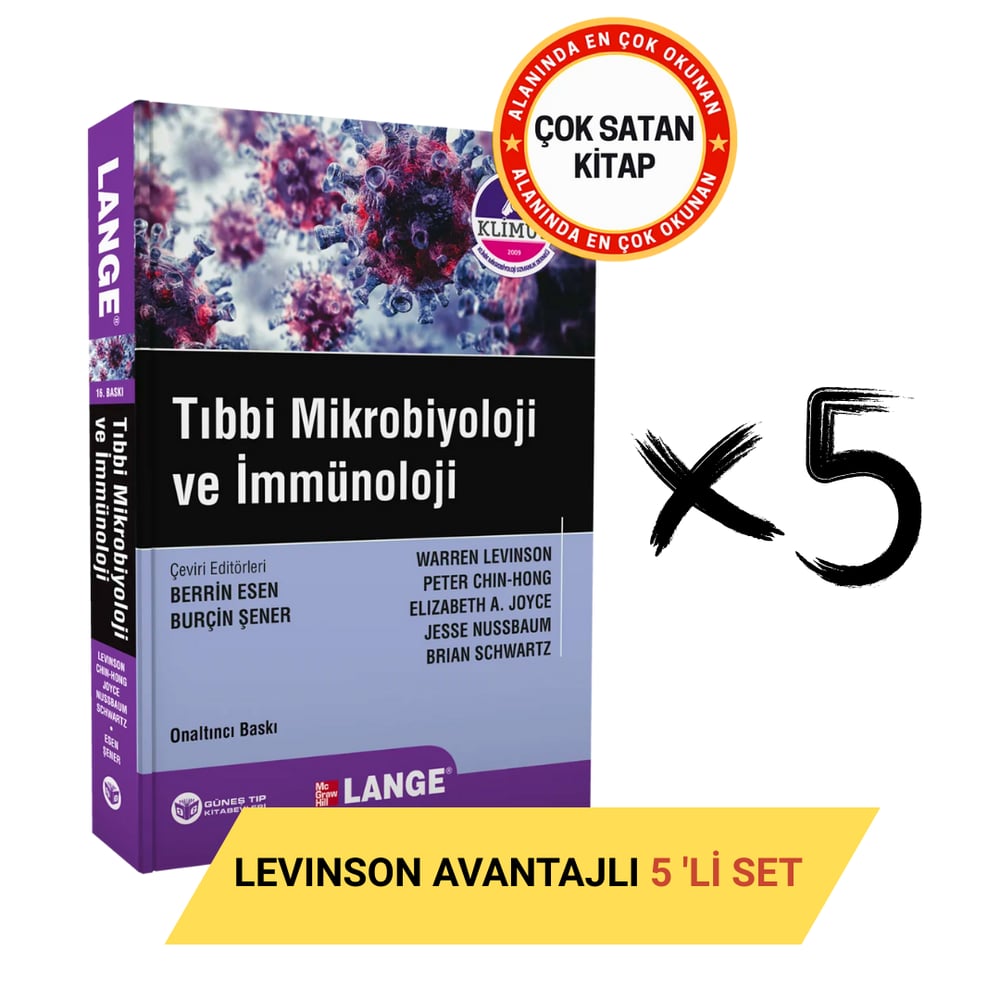 Levinson - Tıbbi Mikrobiyoloji ve İmmünoloji Avantajlı 5'li SET