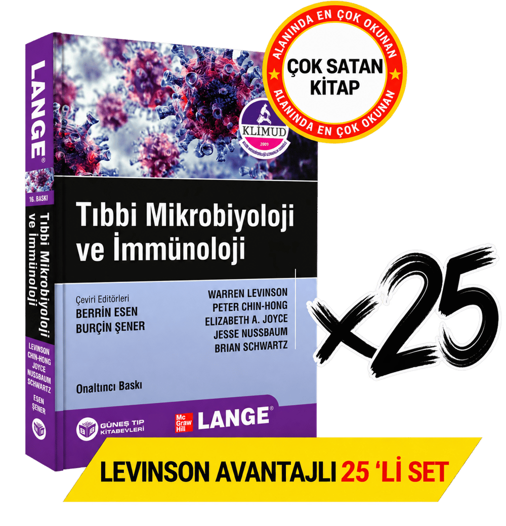 Levinson - Tıbbi Mikrobiyoloji ve İmmünoloji Avantajlı 25'li SET