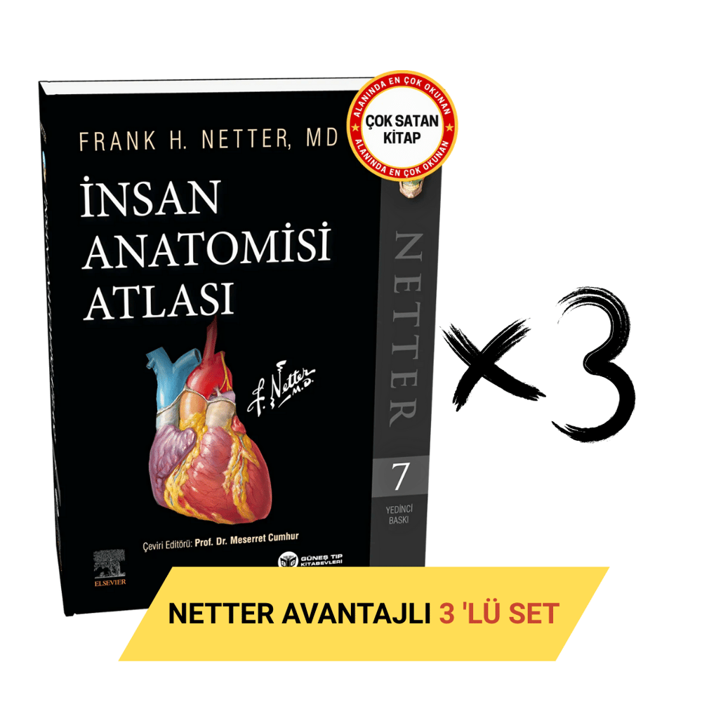 Netter İnsan Anatomisi Atlası Avantajlı 3'lü SET