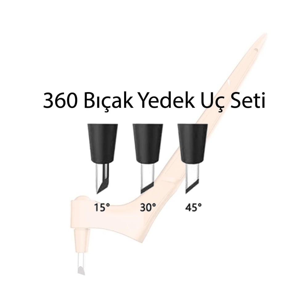 360 Bıçak Yedek Uç Seti